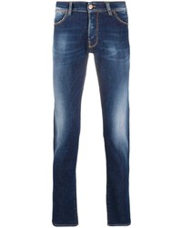 Jeans aderenti blu scuro di Pt01