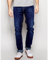 Jeans aderenti blu scuro di Pull&Bear