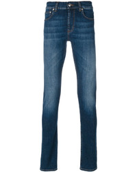 Jeans aderenti blu di Alexander McQueen