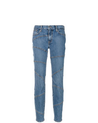 Jeans aderenti blu di Burberry