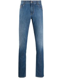 Jeans aderenti blu di Canali