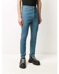 Jeans aderenti blu di Rick Owens DRKSHDW