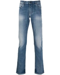 Jeans aderenti blu di Emporio Armani