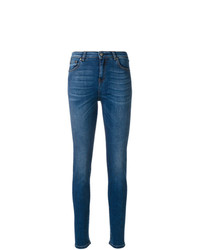 Jeans aderenti blu di Fay