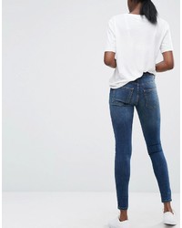 Jeans aderenti blu di Minimum