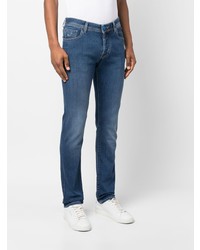 Jeans aderenti blu di Jacob & Co.