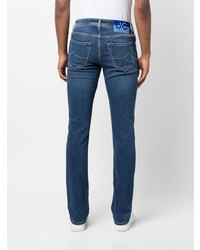 Jeans aderenti blu di Jacob & Co.