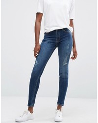 Jeans aderenti blu di Minimum