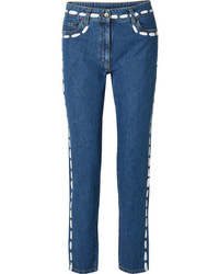 Jeans aderenti blu di Moschino