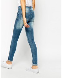 Jeans aderenti blu