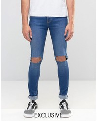 Jeans aderenti blu di Reclaimed Vintage