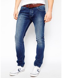 Jeans aderenti blu di Selected