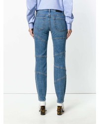Jeans aderenti blu di Burberry