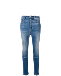 Jeans aderenti blu di Unravel Project