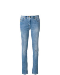 Jeans aderenti blu di Versace