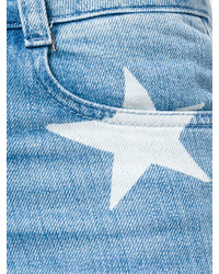 Jeans aderenti con stelle azzurri di Stella McCartney