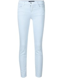 Jeans aderenti di cotone azzurri di J Brand