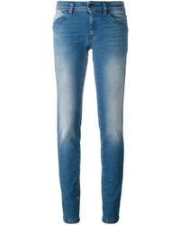 Jeans aderenti di cotone azzurri di Just Cavalli