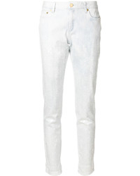 Jeans aderenti di cotone azzurri di MICHAEL Michael Kors