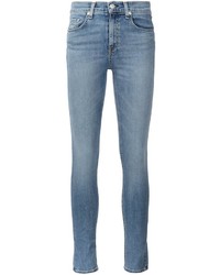 Jeans aderenti di cotone azzurri di Rag & Bone