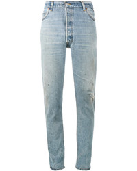 Jeans aderenti di cotone azzurri di RE/DONE