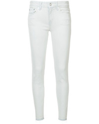 Jeans aderenti di cotone bianchi di Derek Lam 10 Crosby