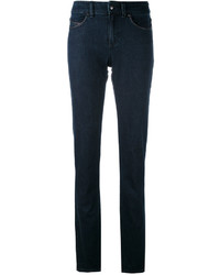 Jeans aderenti di cotone blu scuro di Armani Jeans