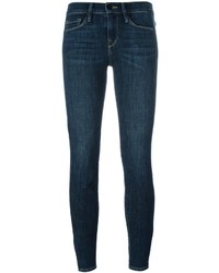 Jeans aderenti di cotone blu scuro di Frame