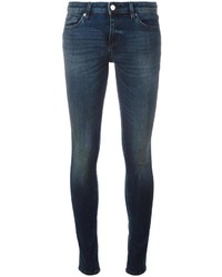 Jeans aderenti di cotone blu di IRO