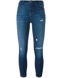 Jeans aderenti di cotone blu di J Brand