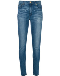 Jeans aderenti di cotone blu di MICHAEL Michael Kors