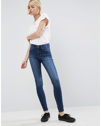 Jeans aderenti di cotone blu di Cheap Monday