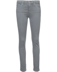 Jeans aderenti di cotone grigi di AG Jeans