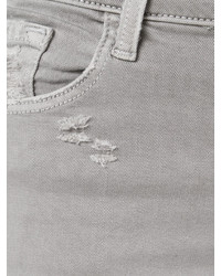 Jeans aderenti di cotone grigi di J Brand