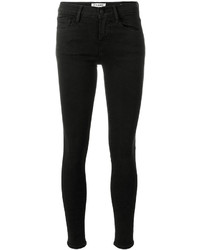 Jeans aderenti di cotone neri di Frame