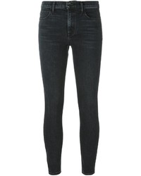 Jeans aderenti di cotone neri di Helmut Lang