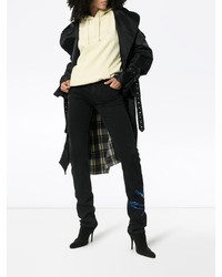 Jeans aderenti effetto tie-dye neri di Calvin Klein 205W39nyc