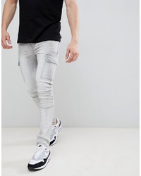 Jeans aderenti grigi di ASOS DESIGN