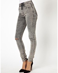 Jeans aderenti grigi di Asos