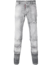 Jeans aderenti grigi di DSQUARED2
