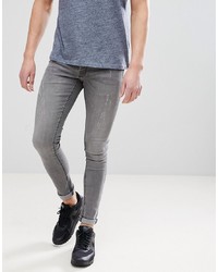 Jeans aderenti grigi di Hoxton Denim