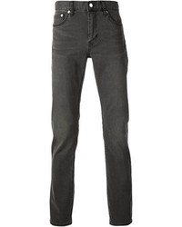 Jeans aderenti grigio scuro di BLK DNM