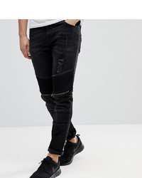 Jeans aderenti grigio scuro di Brooklyn Supply Co.