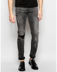 Jeans aderenti grigio scuro di Cheap Monday