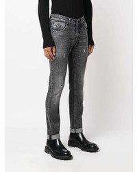 Jeans aderenti grigio scuro di Dondup