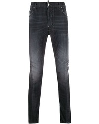 Jeans aderenti grigio scuro di DSQUARED2