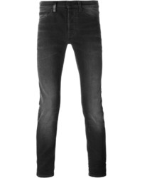 Jeans aderenti grigio scuro di Marcelo Burlon County of Milan