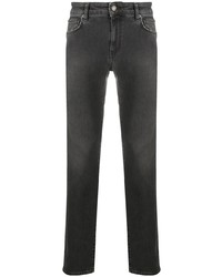 Jeans aderenti grigio scuro di Moschino
