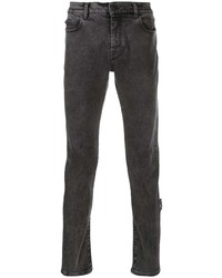 Jeans aderenti grigio scuro di Off-White