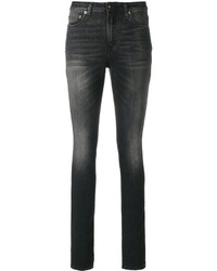Jeans aderenti grigio scuro di Saint Laurent